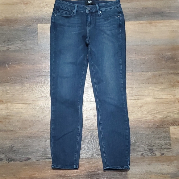 PAIGE Verdugo Crop Skinny Jeans with Modern Fit - Picture 1 of 10